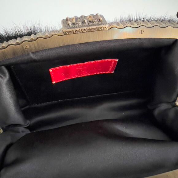 Vintage Valentino Black Mink Fur Evening Bag - Picture 6 of 10